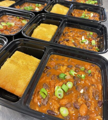 Three Bean Chili + Maple Butter Jalapeño Cornbread - Image 2